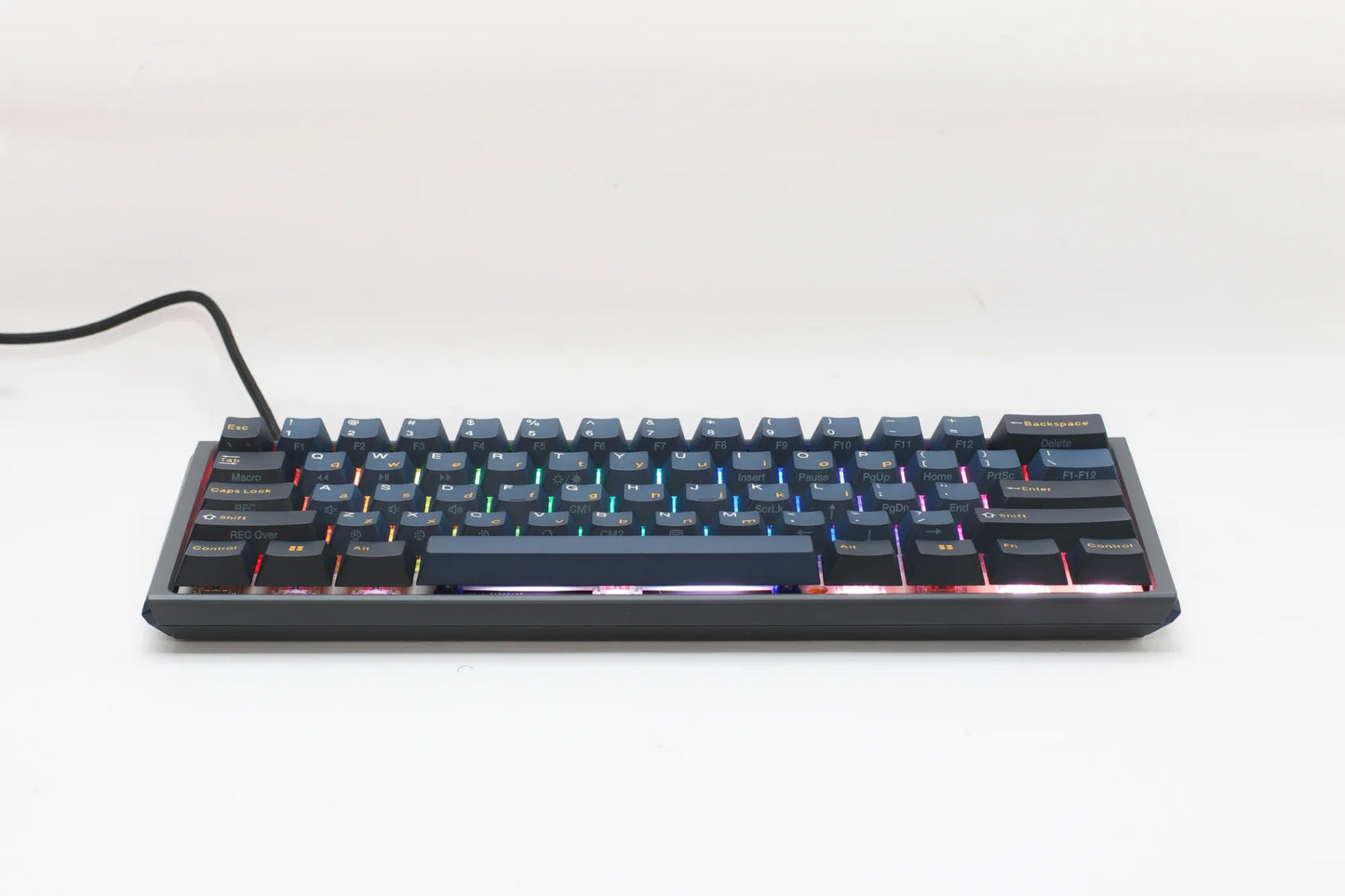 Ducky Keyboard One 3 Pro 60% Mechanical Keyboard; RGB; PBT Tripple Shot Keycaps  - Cherry MX2A Red .
