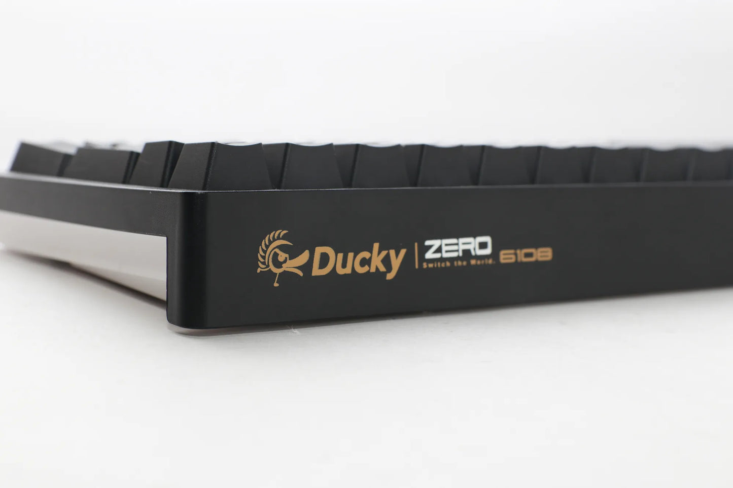 Ducky Keyboard Zero 6108 100% Mechanical Wireless Keyboard; RGB; USB 2.0 / 2.4GHz / BT - Cherry MX2A Red switches.