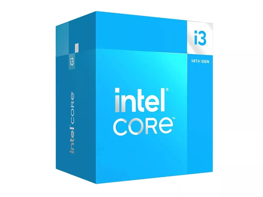 Intel Core i3 14100 Up to 4.7GHZ; 4 Core (4P+0E); 8 Thread; 12MB Smartcache; 60W TDP; Intel® Laminar RM1 Cooler included;LGA1700