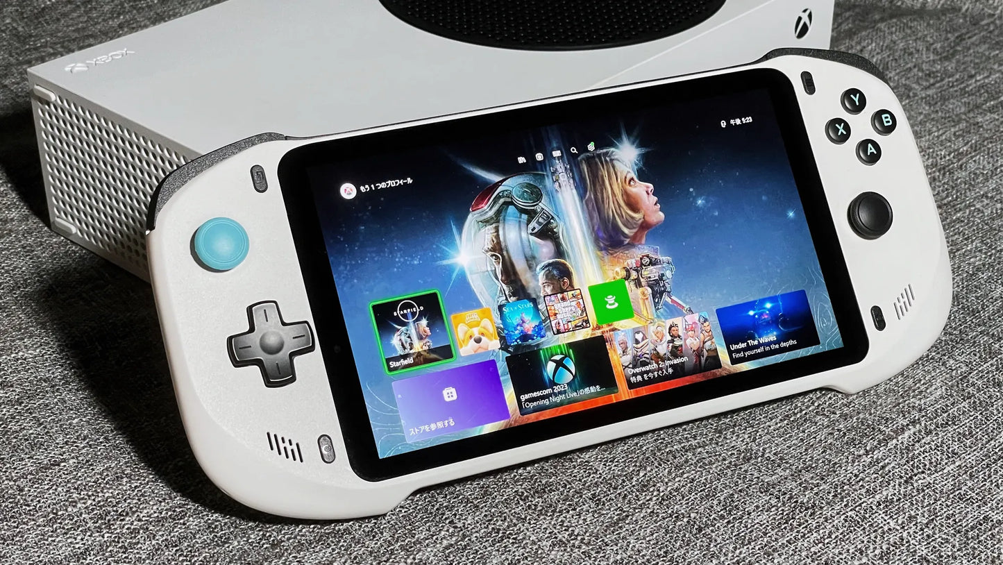 Abxylute One 64G White with Screen protector; Remote Play Client; XBOX/PS/STEAM and android OS; 7''1920*1080; Up to 8+ hours