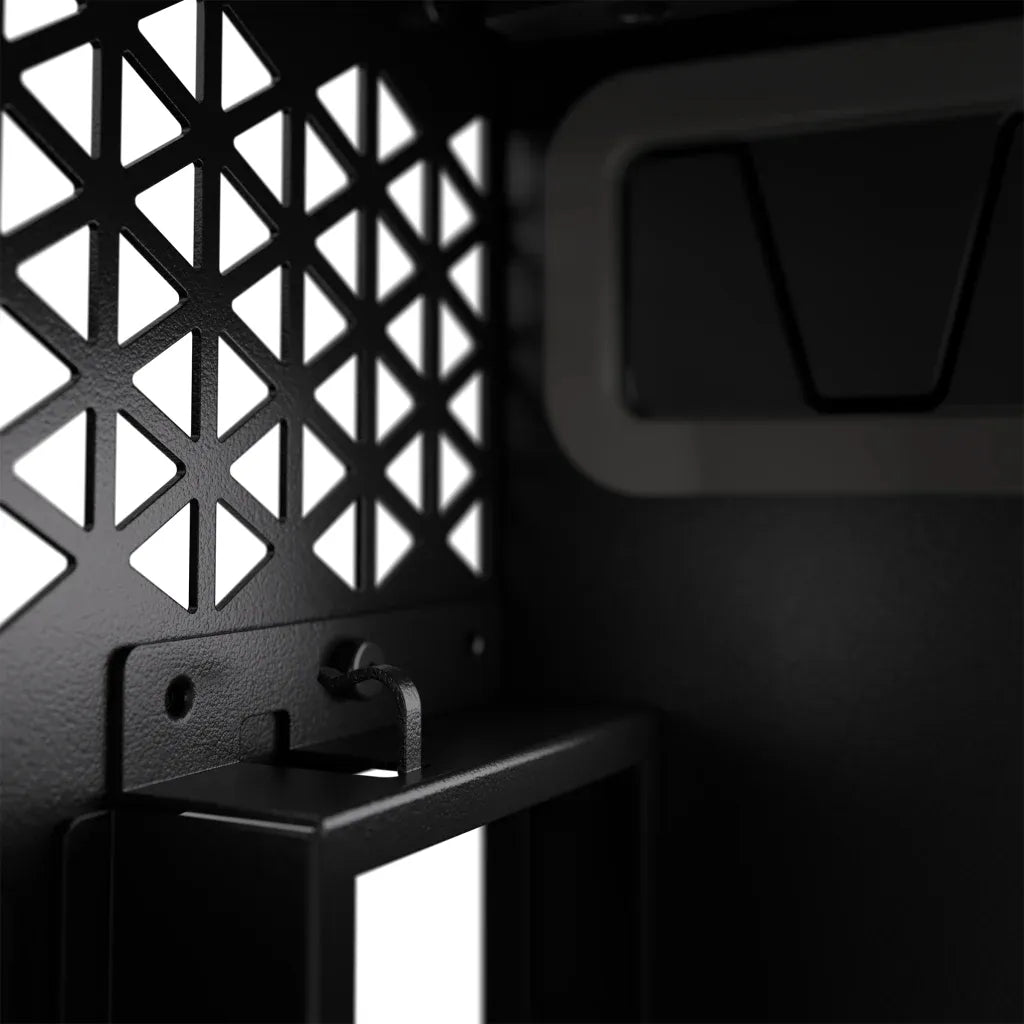 6500D Airflow Black Tempered Glass Mid-Tower; 2x 3.5'' |  2x 2.5'' Drive Bays; Up to 360mm Radiator compatible
