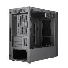 MasterBox MB400L with ODD; Brushed Front Panel; Hexagon Gleam; Mesh intakes; Adjustable drive cage; Micro ATX/ Mini ITX