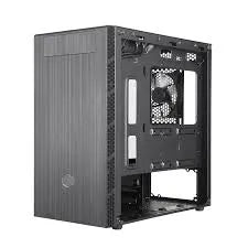 MasterBox MB400L with ODD; Brushed Front Panel; Hexagon Gleam; Mesh intakes; Adjustable drive cage; Micro ATX/ Mini ITX