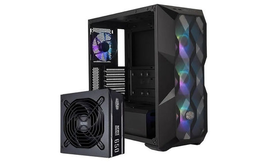 Cooler Master MasterBox TD500 Mesh Mid Tower Case + 650W