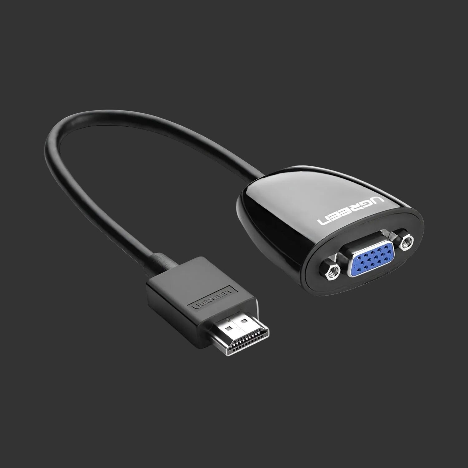 UGREEN HDMI to VGA Converter, 1080p Video Adapter - Black