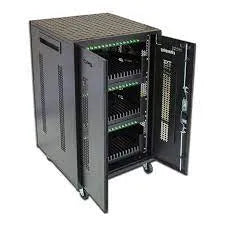 RCT 54 WAY VERTICAL NOTEBOOK TROLLEY RE-FRNT DOORS; PDU; FANS CASTOR.