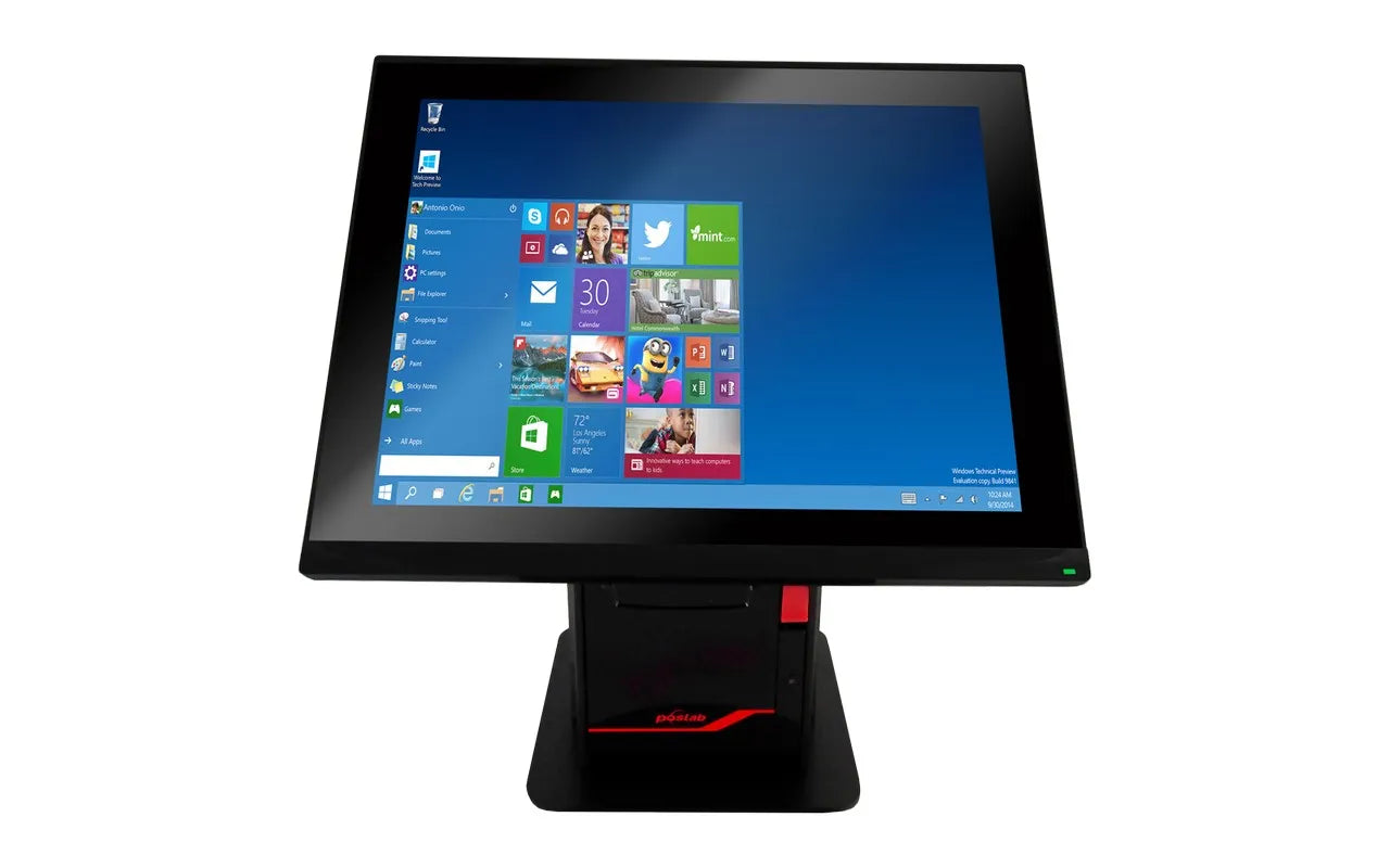 Poslab WavePOS 68i; 15'' 220nits 1024x768 PCAP Touch; Intel Core i5 6400T CPU; 128GB SSD; 4GBDDR4L SODIMM RAM; 2  Year Warranty.