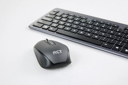 RCT-K35 Slimline Scissor Switch Wireless Keyboard and RCT-X850BK Silent Wireless Mouse