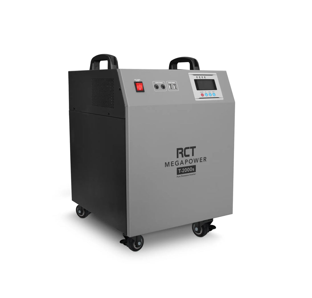 Motor Files Rct RCT 2KVA/2000W LINE INTERACTIVE UPS INVERTER TROLLEY WITH 2 X 100AH BA
