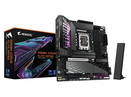 GIGABYTE Intel® B860 Chipset for LGA 1851; 4x DDR5; 3x M2; HDMI/DP/USB4.0 ; mATX.