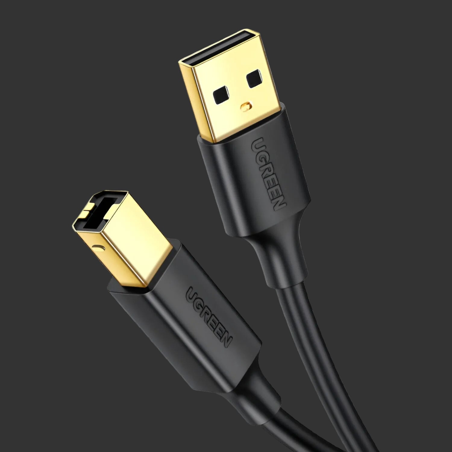 UGREEN US135 USB 2.0 to USB-B Printer Cable, 480Mbps - 2m