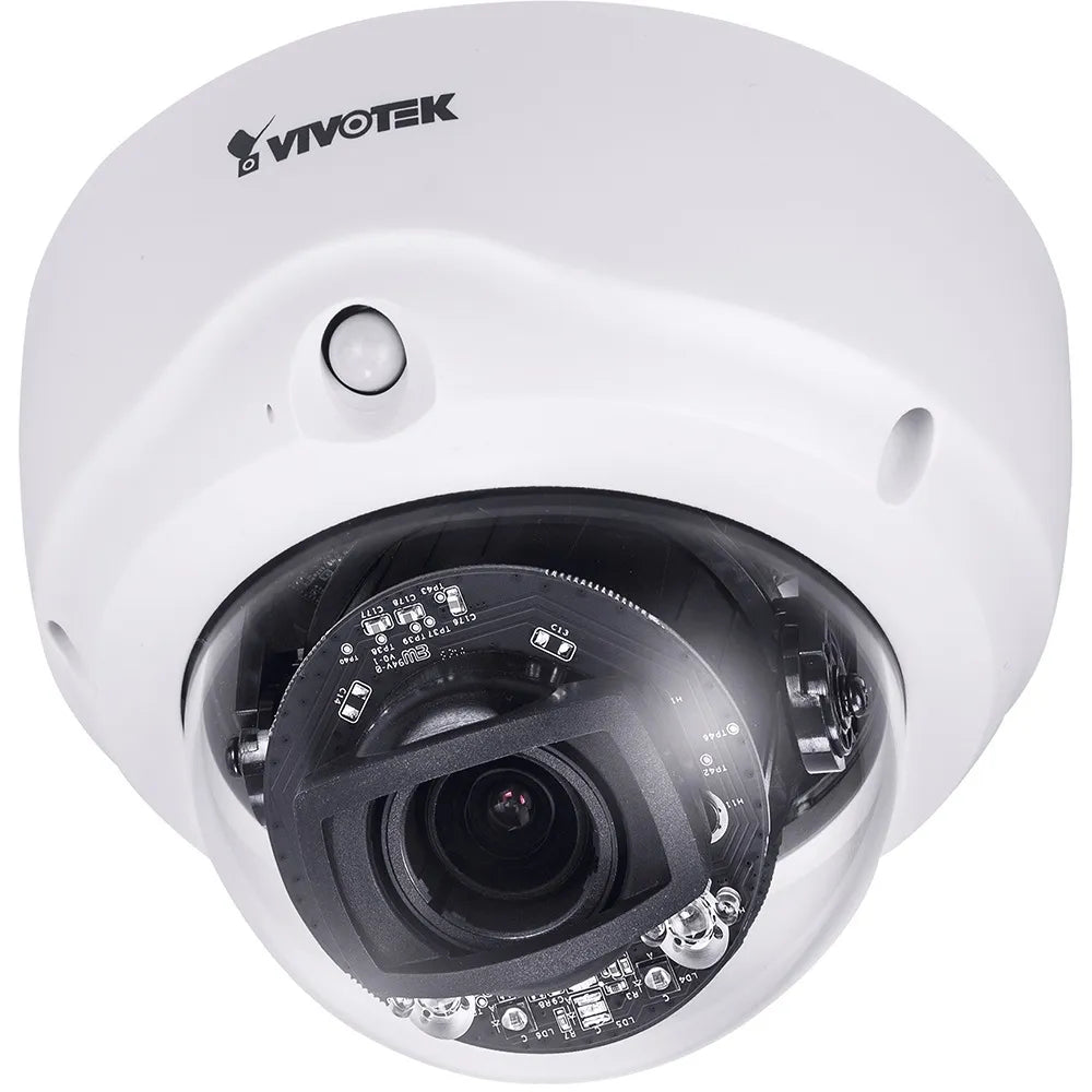 VIVOTEK Indoor Dome; 2MP; 2.8-12mm Remote Focus; 50M IR; WDR PRO; IO.