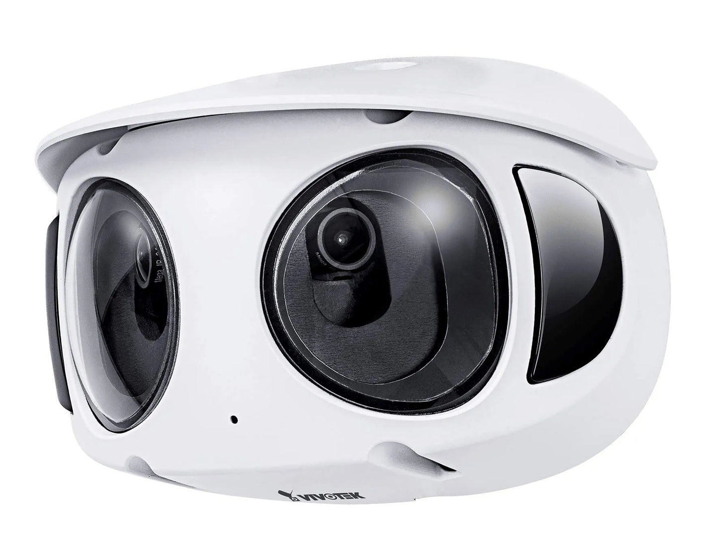 Outdoor Vandal Dome; 8MP 180° (4736x 1648); (2x4M sensors);30fps; H.265; 2.8mm each lens; D/N; IR 20m; Deep Search