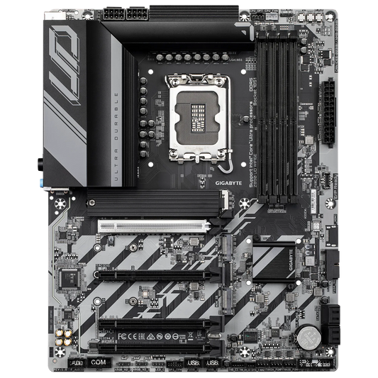 GIGABYTE Intel® Z890 Chipset for LGA 1851; 4x DDR5; 3x M2; USB4® USB Type-C®/DP; ATX.